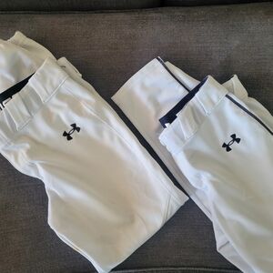Under Armour White Sports Pants